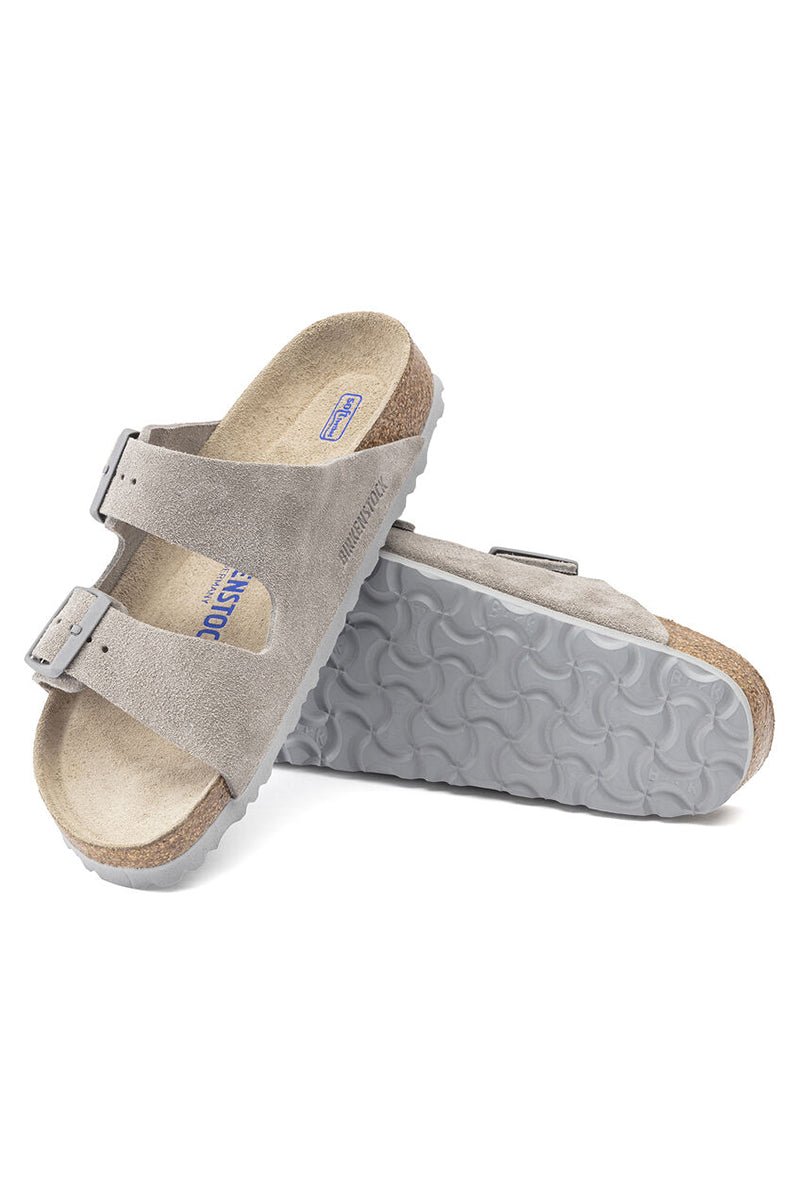 BIRKENSTOCKArizona Soft Footbed | Stone Coin Suede36