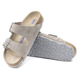 BIRKENSTOCKArizona Soft Footbed | Stone Coin Suede36