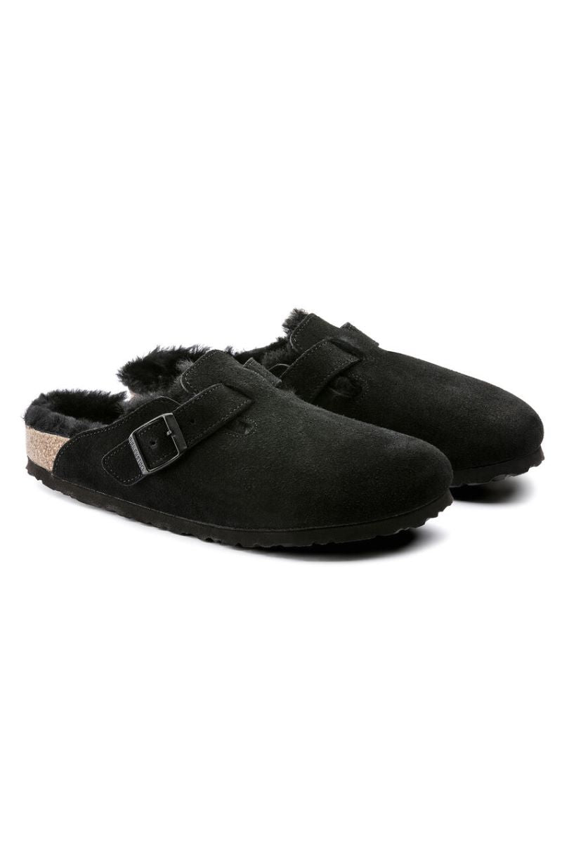 BIRKENSTOCKBoston Shearling | Black Suede35