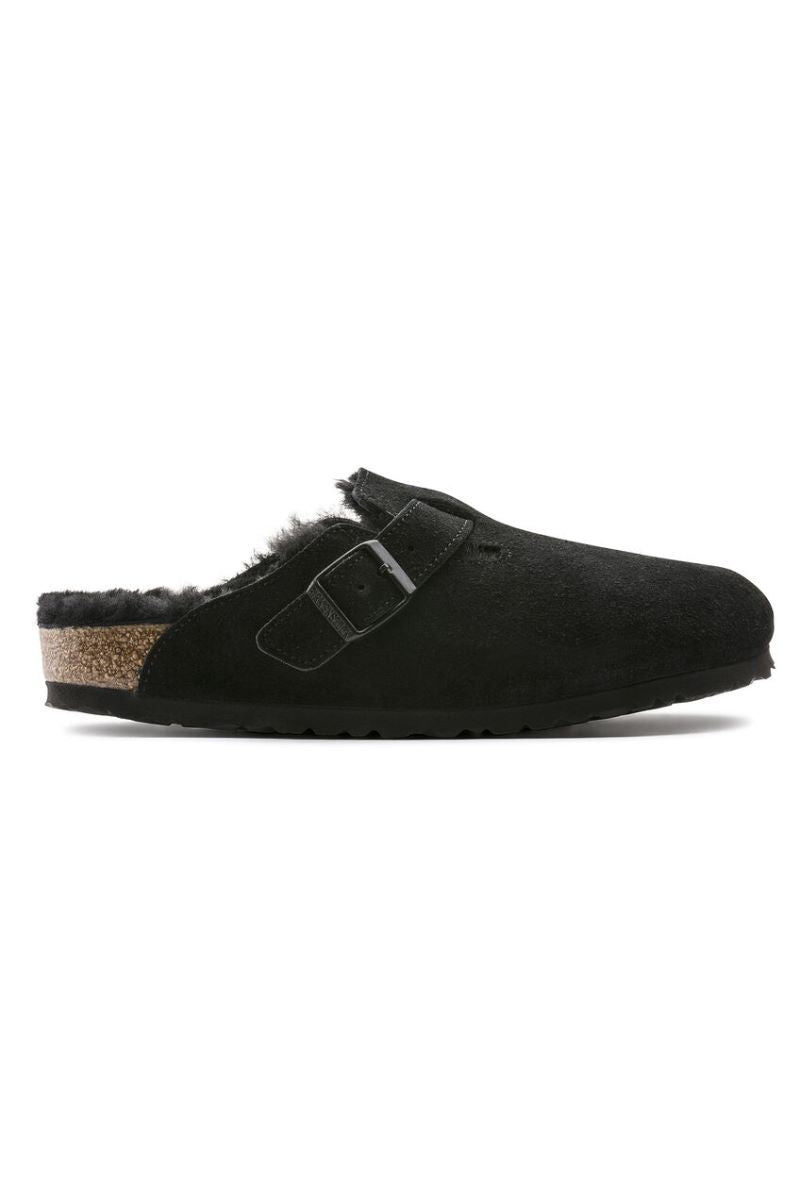 BIRKENSTOCKBoston Shearling | Black Suede35