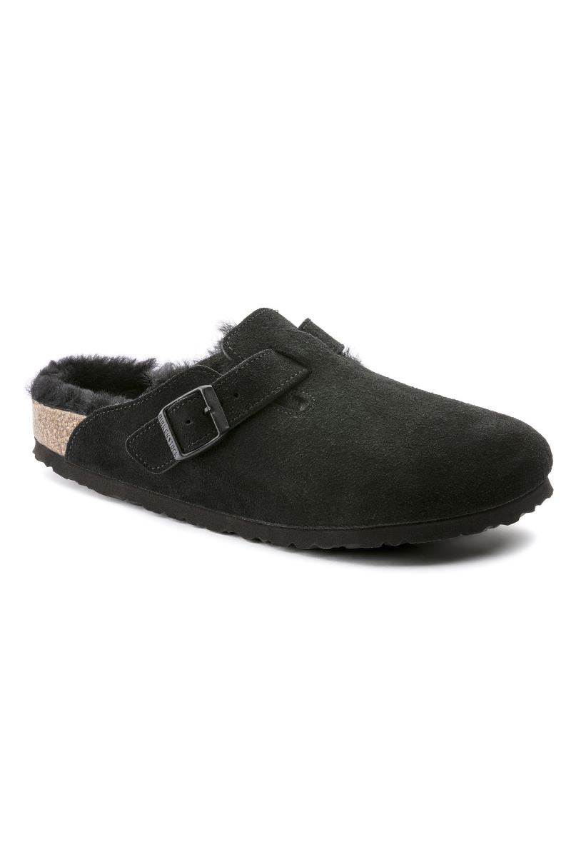 BIRKENSTOCKBoston Shearling | Black Suede35