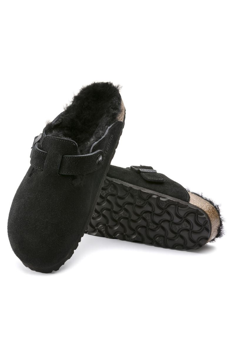 BIRKENSTOCKBoston Shearling | Black Suede35
