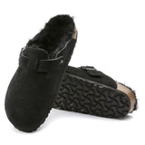 BIRKENSTOCKBoston Shearling | Black Suede35