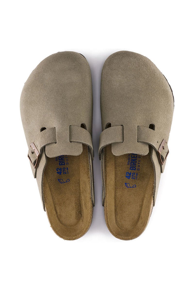 BIRKENSTOCKBoston Soft Footbed | Taupe Suede35