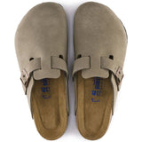 BIRKENSTOCKBoston Soft Footbed | Taupe Suede35