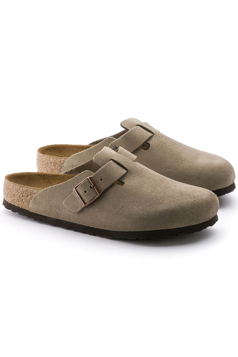 BIRKENSTOCKBoston Soft Footbed | Taupe Suede35