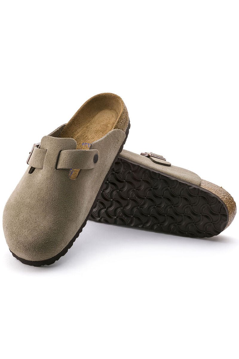 BIRKENSTOCKBoston Soft Footbed | Taupe Suede35