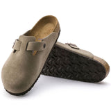 BIRKENSTOCKBoston Soft Footbed | Taupe Suede35