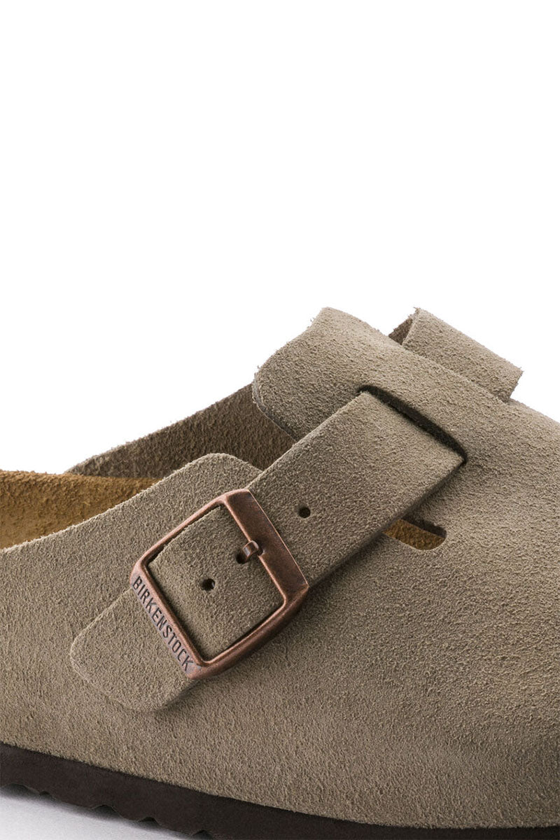 BIRKENSTOCKBoston Soft Footbed | Taupe Suede35