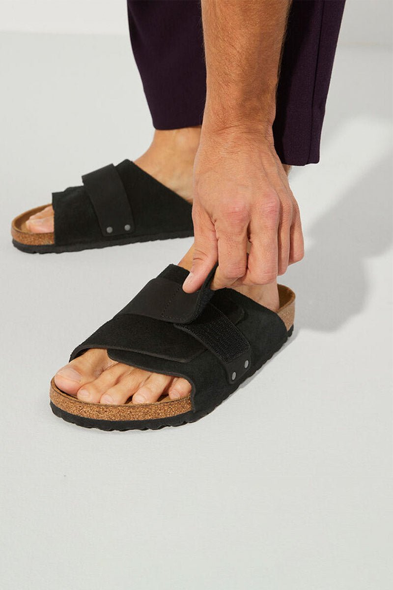 BIRKENSTOCKKyoto | Black Suede + Nubuck35