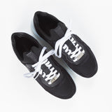 EKNLarch Sneaker | Black Leather + Suede36