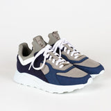 EKNLarch Sneaker | Blue Vegan Leather + Neoprene35