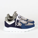 EKNLarch Sneaker | Blue Vegan Leather + Neoprene35