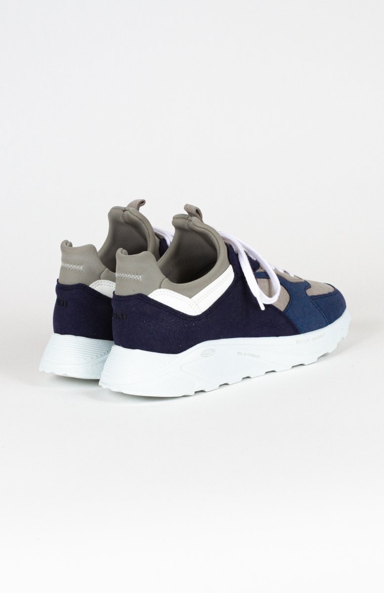 EKNLarch Sneaker | Blue Vegan Leather + Neoprene35