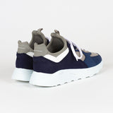EKNLarch Sneaker | Blue Vegan Leather + Neoprene35