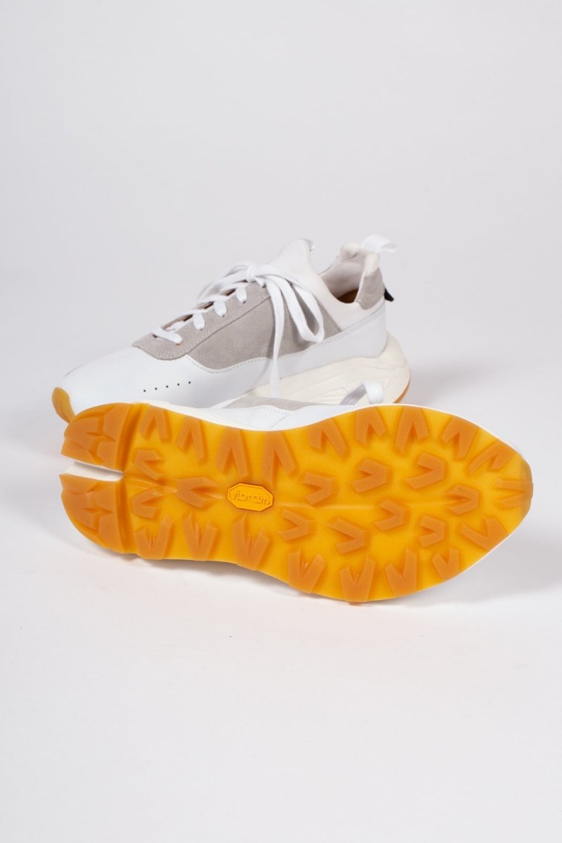 EKNYew Sneaker | White Neoprene + Leather36
