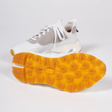 EKNYew Sneaker | White Neoprene + Leather36