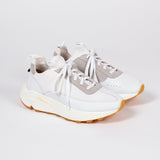 EKNYew Sneaker | White Neoprene + Leather36