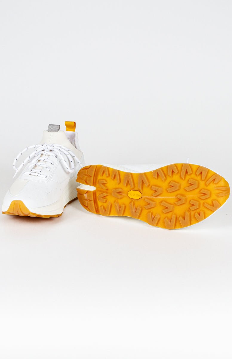 EKNYew Sneaker | White Vegan Leather + Neoprene36
