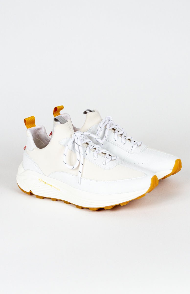 EKNYew Sneaker | White Vegan Leather + Neoprene36