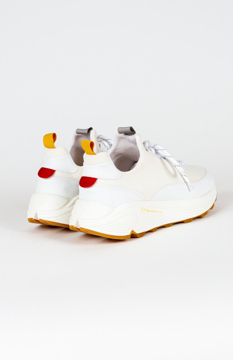 EKNYew Sneaker | White Vegan Leather + Neoprene36