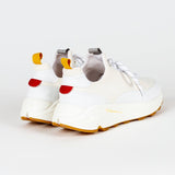 EKNYew Sneaker | White Vegan Leather + Neoprene36