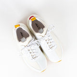 EKNYew Sneaker | White Vegan Leather + Neoprene36