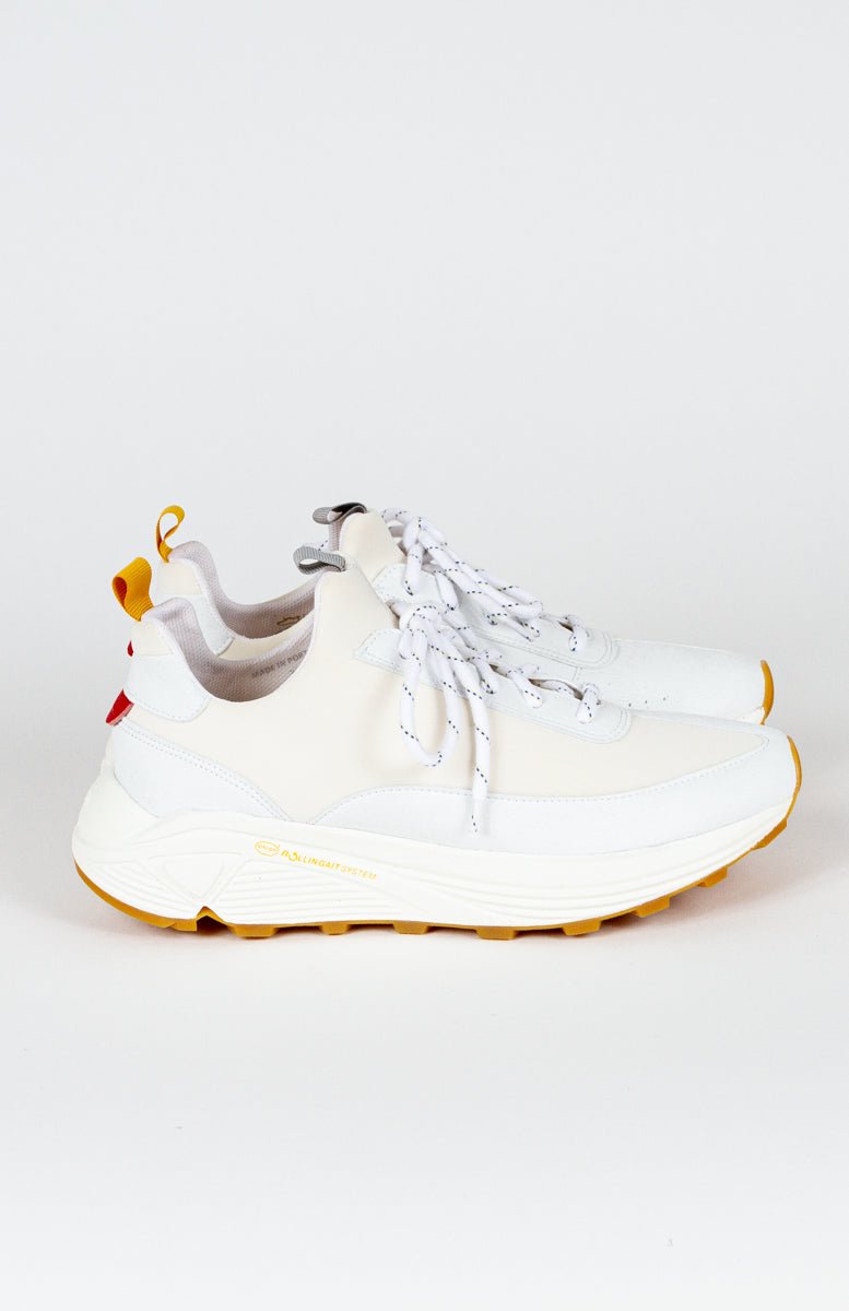 EKNYew Sneaker | White Vegan Leather + Neoprene36