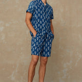 KINGS OF INDIGOBalder Shirt | Woodblock Indigo DyeXS