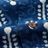 KINGS OF INDIGOBalder Shirt | Woodblock Indigo DyeXS