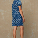KINGS OF INDIGOBalder Shirt | Woodblock Indigo DyeXS