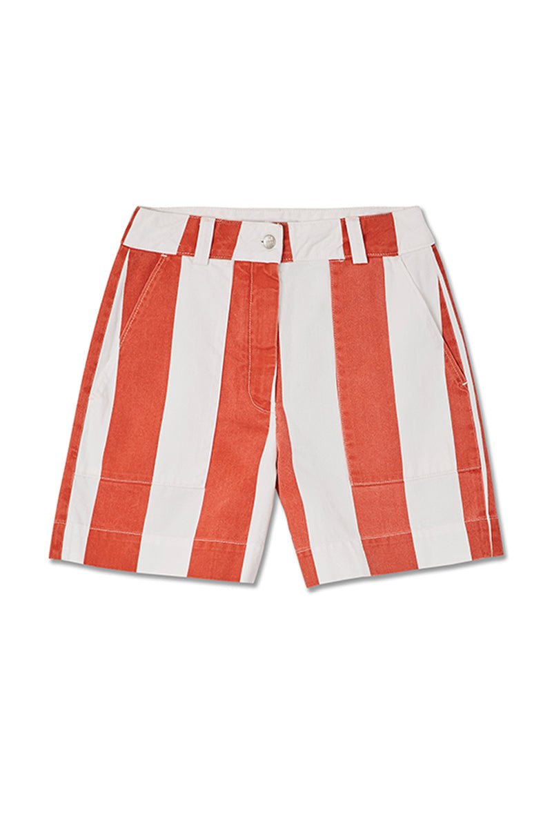 KINGS OF INDIGOBangja Shorts | Printed Burnt Orange24