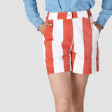 KINGS OF INDIGOBangja Shorts | Printed Burnt Orange24
