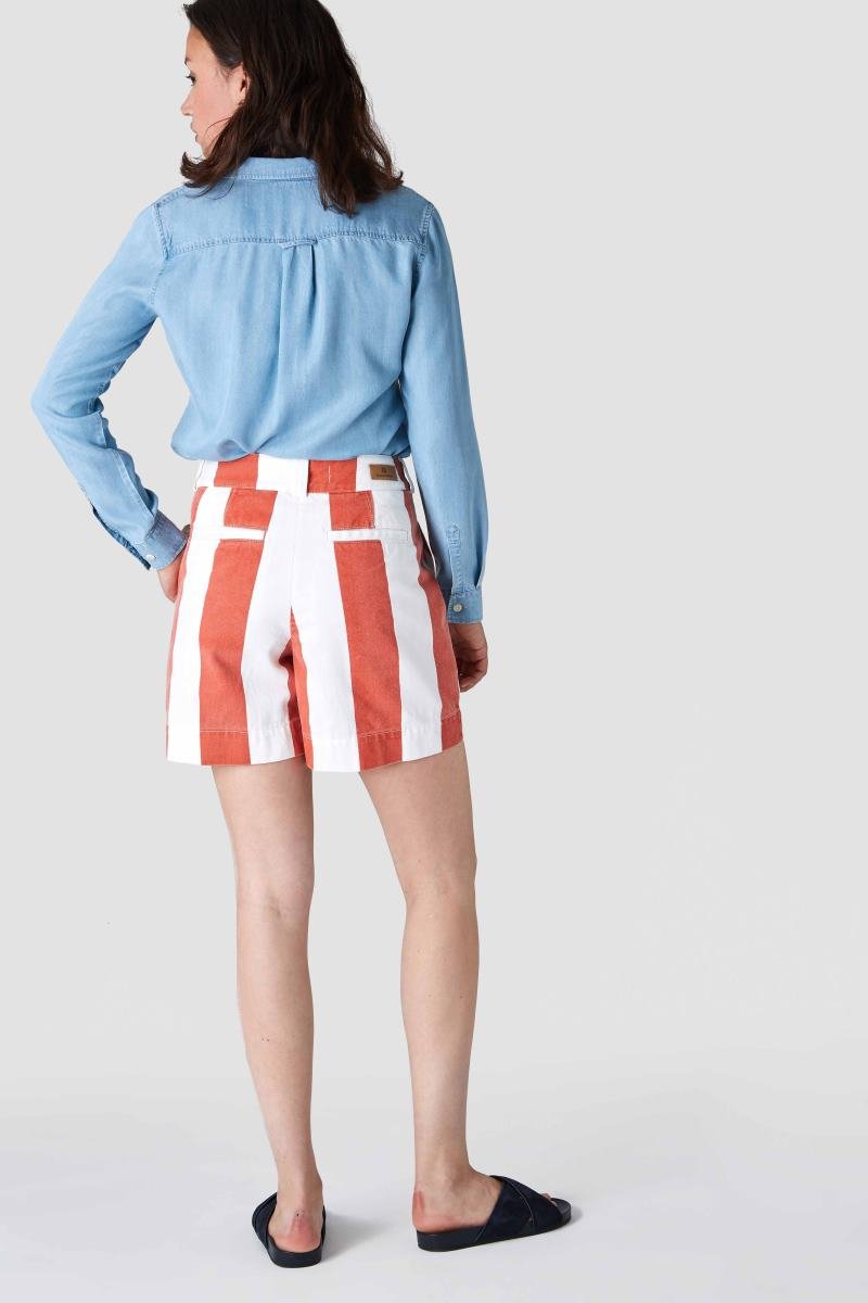 KINGS OF INDIGOBangja Shorts | Printed Burnt Orange24