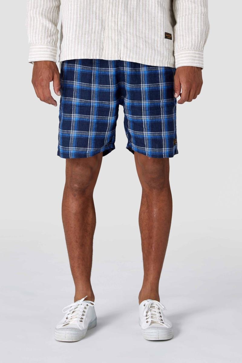 KINGS OF INDIGOBidatsu Shorts | Blue Check28