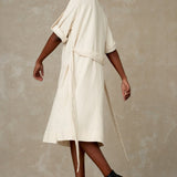 KINGS OF INDIGOCaledonia Dress | EcruXS