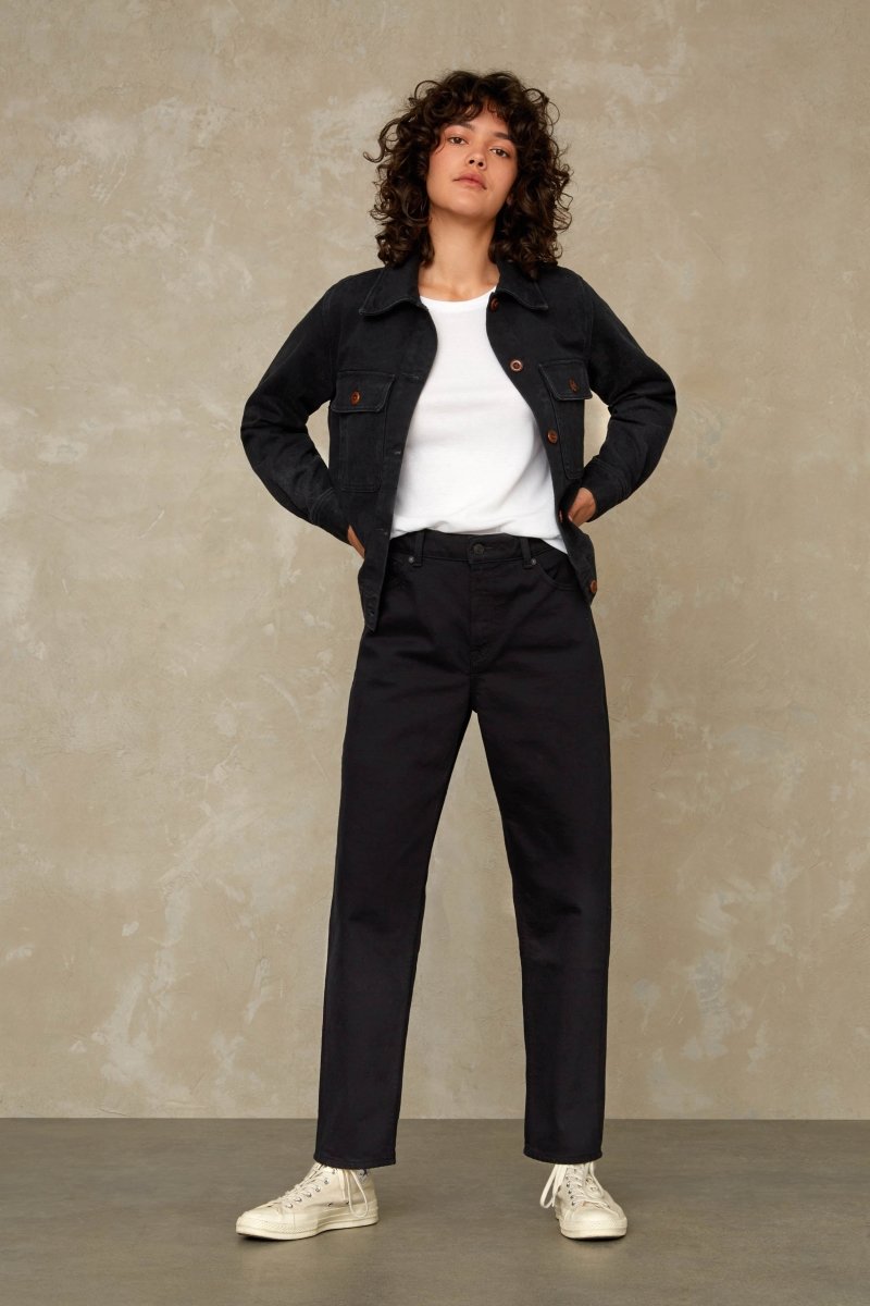 KINGS OF INDIGOCaroline Cropped Jeans | Clean Mignon Stay Black24/30