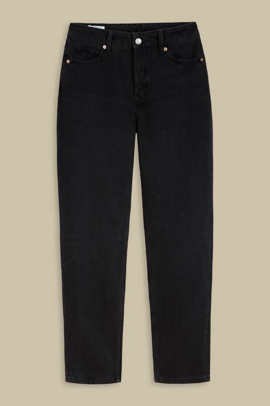 KINGS OF INDIGOCaroline Cropped Jeans | Eco Recycled Black Worn24/30