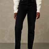 KINGS OF INDIGOCaroline Cropped Jeans | Eco Recycled Black Worn24/30