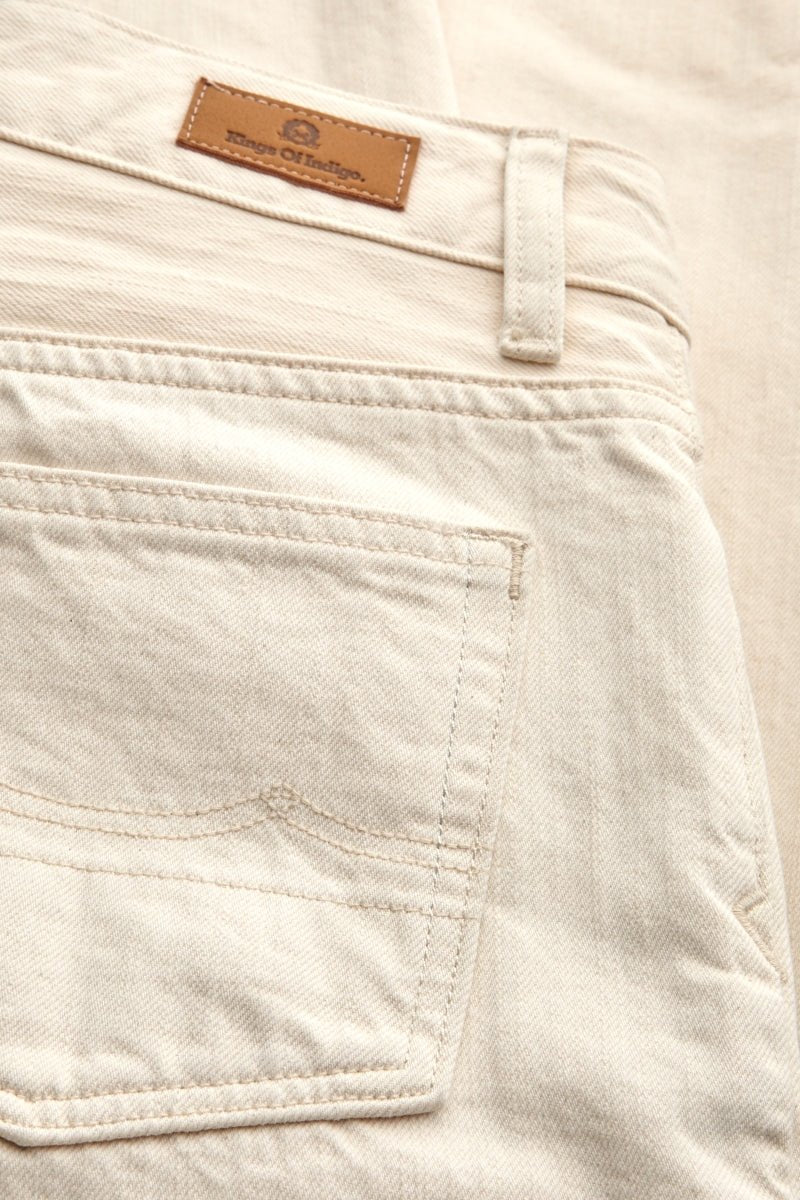 KINGS OF INDIGOCaroline Cropped Jeans | Ecru24/30