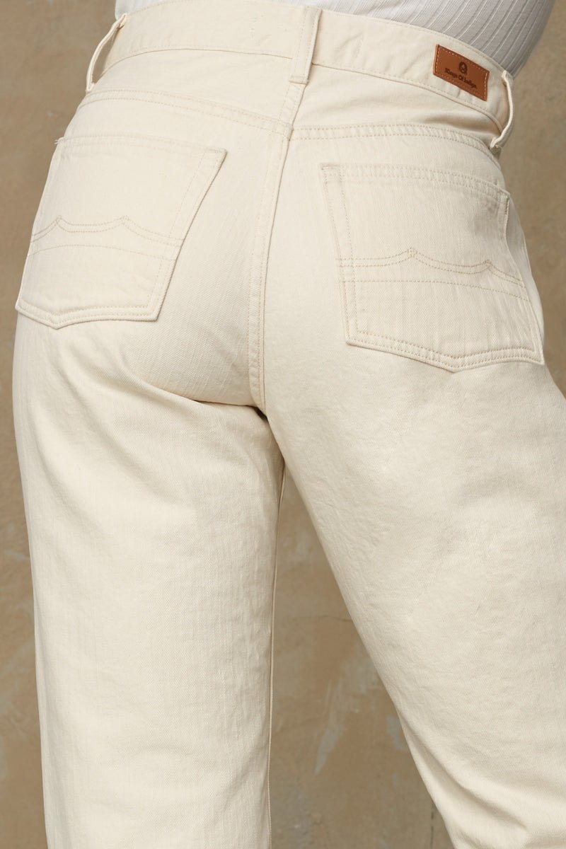 KINGS OF INDIGOCaroline Cropped Jeans | Ecru24/30