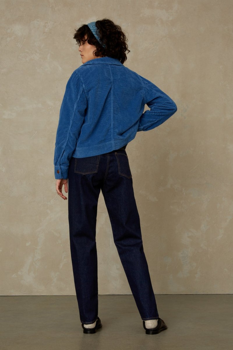 KINGS OF INDIGOCaroline Cropped Selvage | Clean Quarzo Organic Rinse24/27