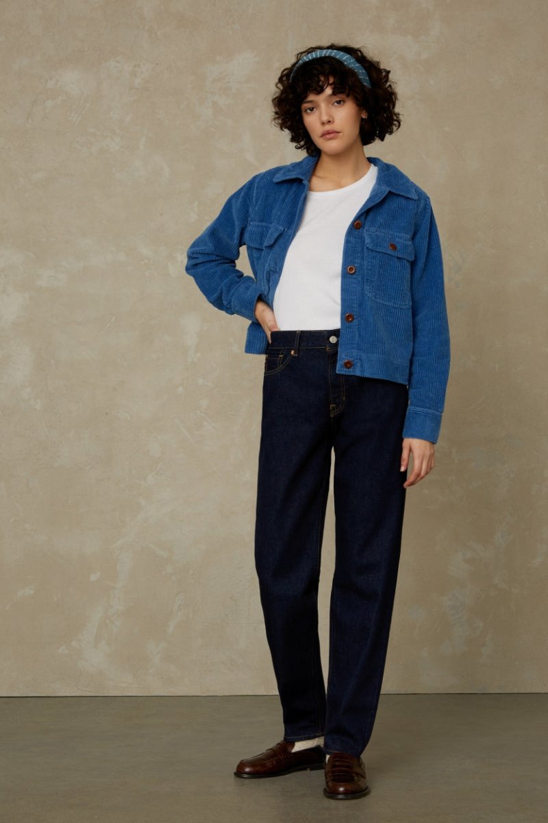 KINGS OF INDIGOCaroline Cropped Selvage | Clean Quarzo Organic Rinse24/27