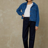 KINGS OF INDIGOCaroline Cropped Selvage | Clean Quarzo Organic Rinse24/27