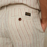 KINGS OF INDIGOCronus Shorts | Linen Stripe Red28