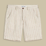 KINGS OF INDIGOCronus Shorts | Linen Stripe Red28