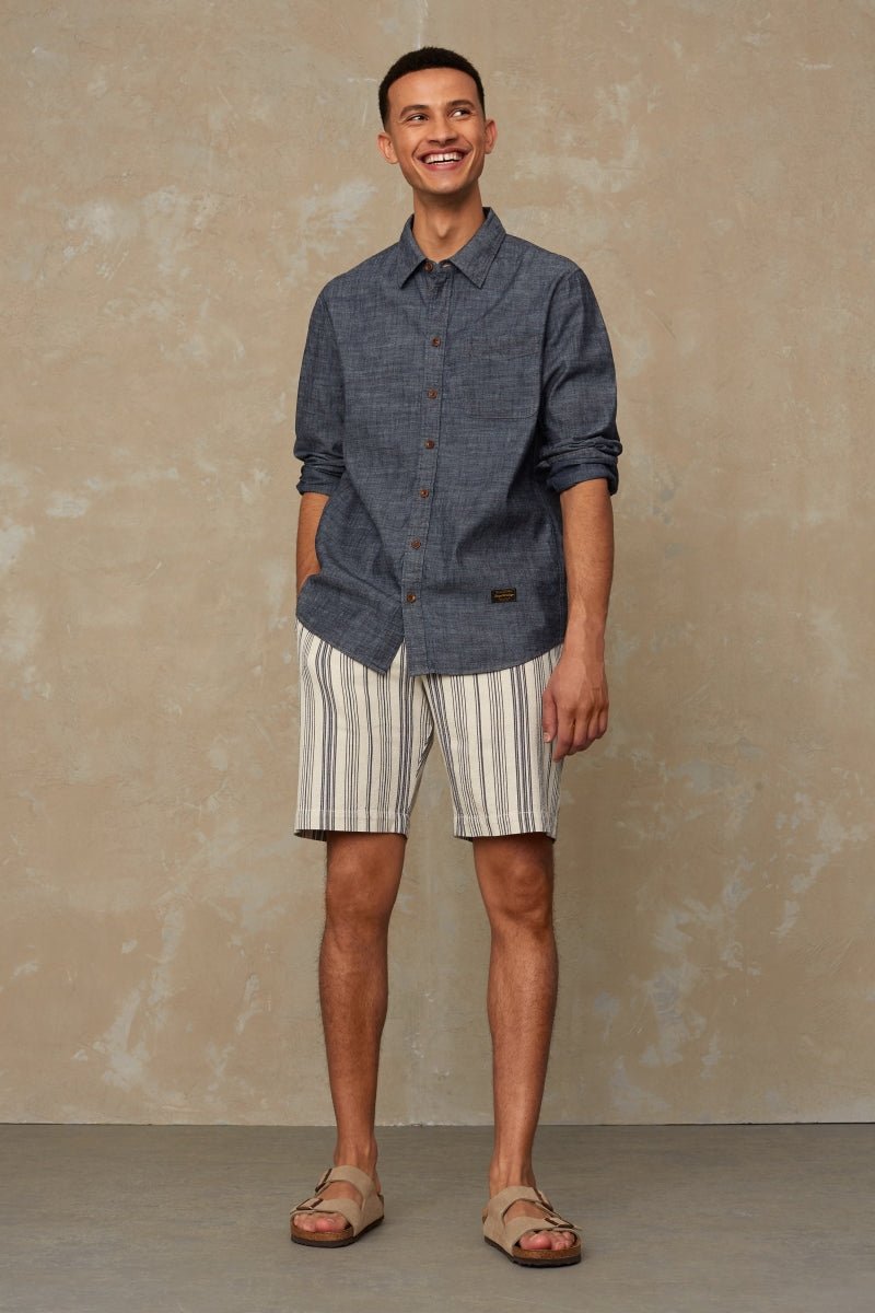 KINGS OF INDIGOCronus Shorts | Stripe Beige28