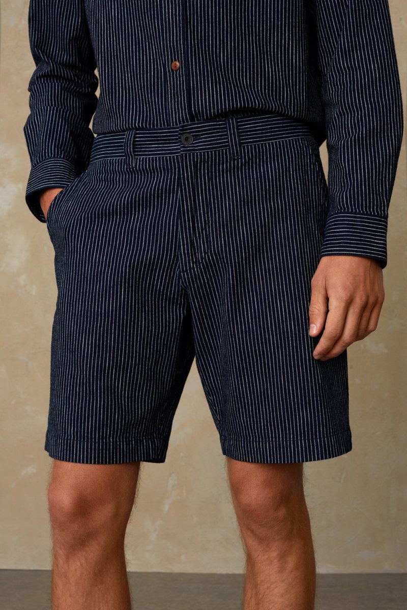 KINGS OF INDIGOCronus Shorts | Stripe Indigo28