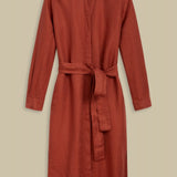 KINGS OF INDIGOMaggy Dress | Terracotta LinenXS