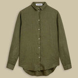 KINGS OF INDIGOTaja Shirt | Leaf Green LinenXS